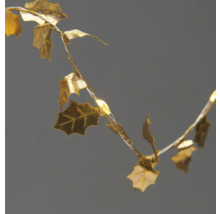 Ljusgirlang med blad