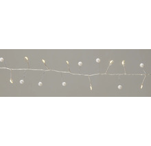 Ljusgirlang med kulor och droppar