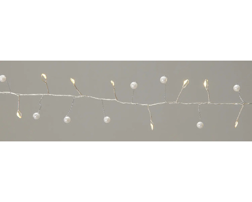 Ljusgirlang med kulor och droppar