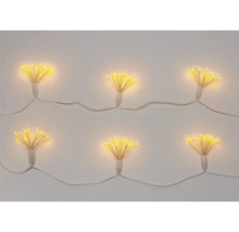 Ljusslinga med LED-blommor