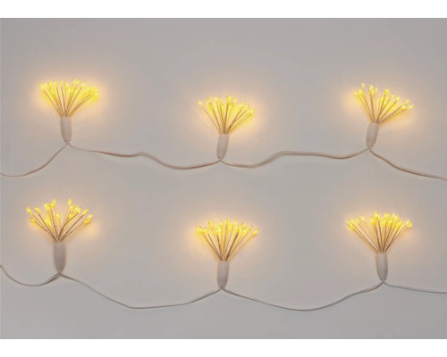 Ljusslinga med LED-blommor