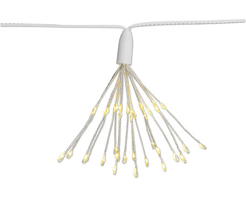 LED-ljusslinga med flera trådar och varmvitt ljus