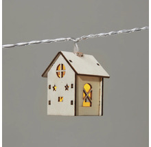 Ljusslinga med trähusmotiv