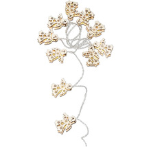 Ljusslinga med änglamotiv i trä