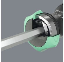 Detaljvy av en skruvmejsel med spärrfunktion