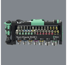 Wera verktygssats med bits, muttrar och spärrskaft