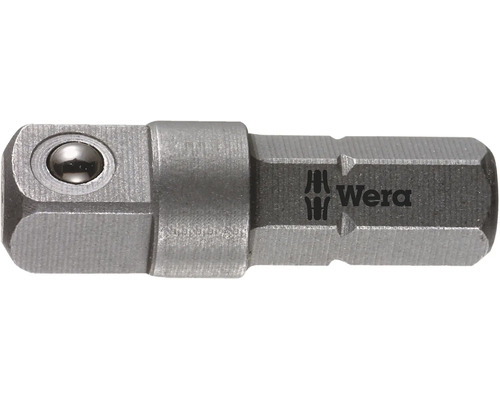 Hylsnyckeladapter med Wera logotyp