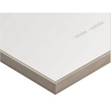 Dekorativ platta med träram och trycket Andas.