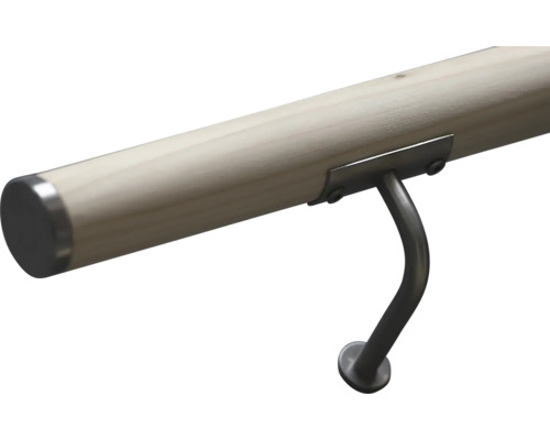 Trä handledare med metallfäste