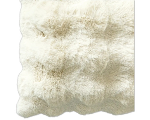 Detaljvy av en fuskpälsmatta