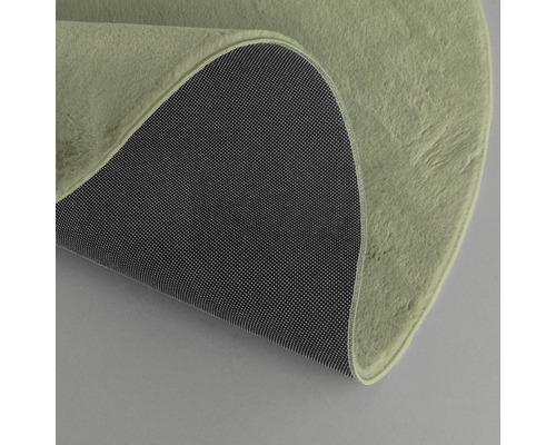 Rund matta med halkfri undersida