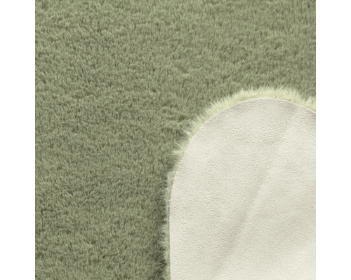 Detalj av en rund luggmatta