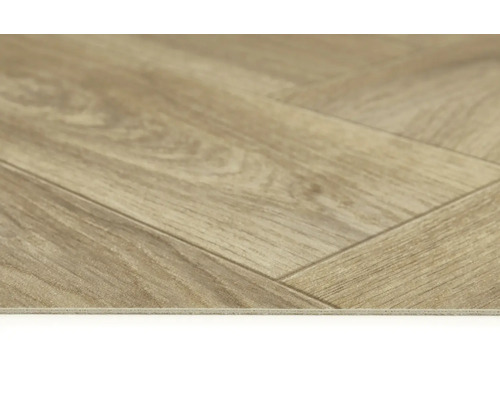 Närbild av vinylgolv med träutseende