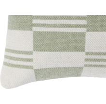 Prydnadskudde med geometriskt mönster