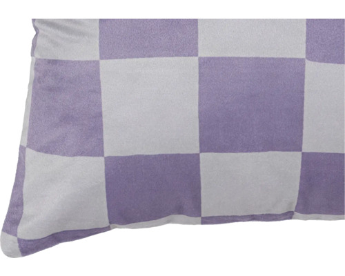 Kudde med schackrutigt mönster