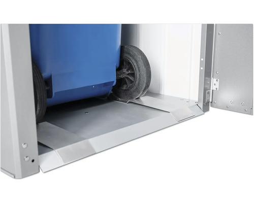 Soptunna med ramp för enkel fyllning