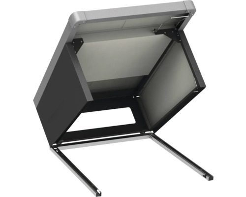 Öppet cykelställ i metall för säker cykelförvaring