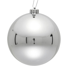 Silverfärgad julgranskula
