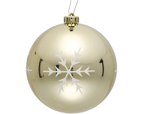 Julgranskula med snöflingamotiv