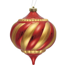 Julgranskula med spiralmönster
