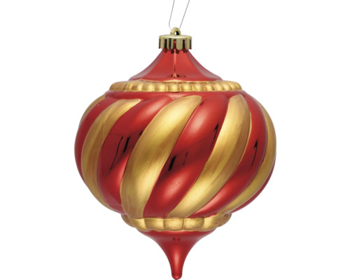 Julgranskula med spiralmönster