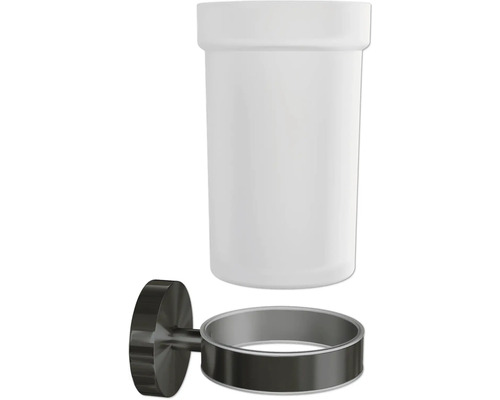 Vägghållare för tandborstmugg med keramikmugg