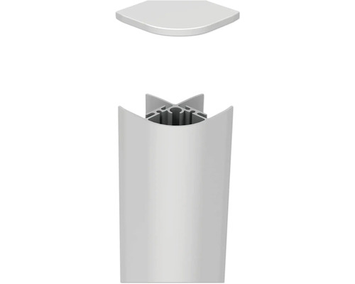 Aluminium hörnprofil med hörnlock