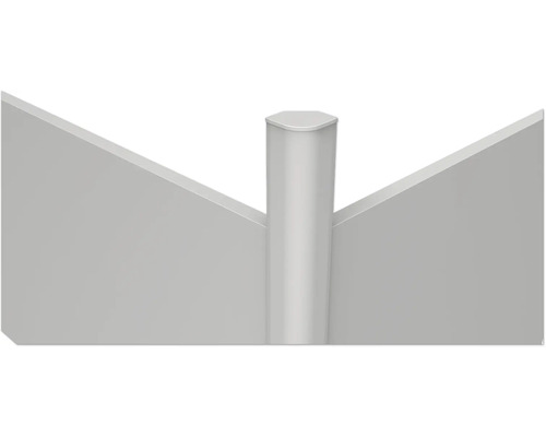 Detaljvy av ett räcke med stolpe