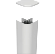 Hörnprofil i aluminium med lock