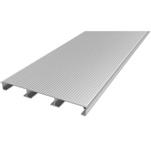 Aluminiumterrassbräda med spårprofil