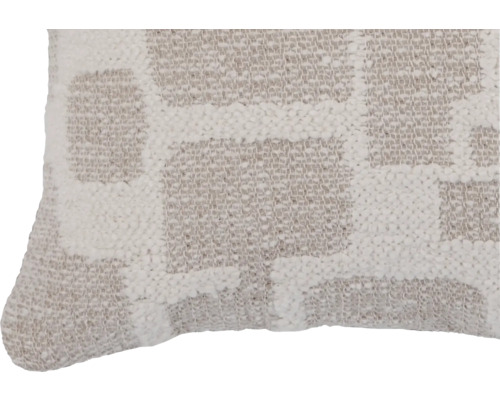 Dekorativ kudde med vävt mönster