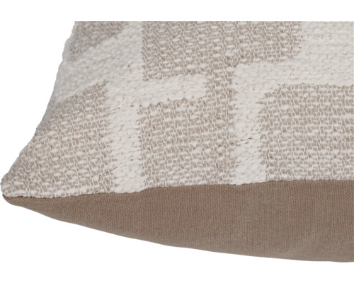 Prydnadskudde med geometriskt mönster