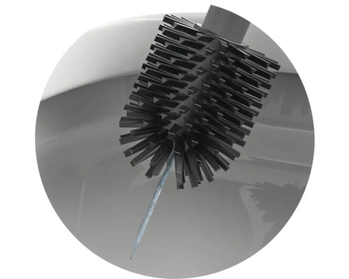 Toalettborste i badrum