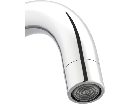 Detalj av en vattenkran i metall