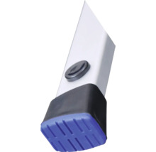 Detaljvy av ett benavslut med slitbana