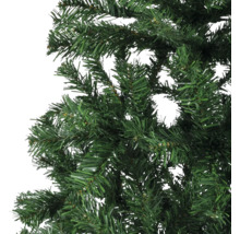 Närbild av en konstgjord julgran