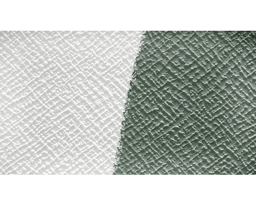 Närbild av två olika färger med en oregelbunden putsstruktur