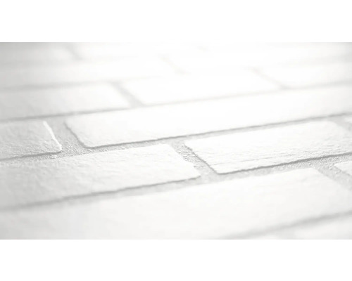 Närbild av en vit tegel tapet