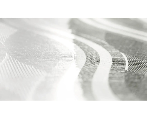 Närbild av en strukturtapet med vågmönster