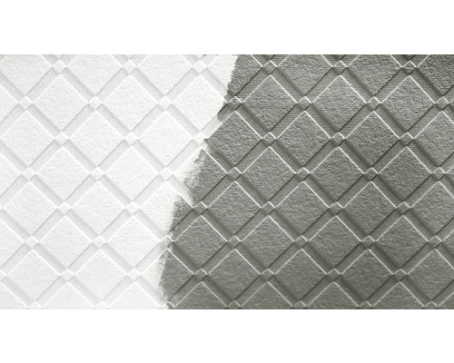 Närbild av en vinyltapet med rutmönster