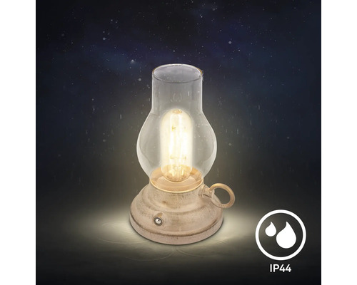 Dekorativ lampa i lyktstil med skyddsklass IP44