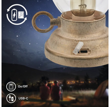 Dekorativ campinglampa med USB-C-port
