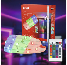 Brilo LED-strip 20 meter med fjärrkontroll