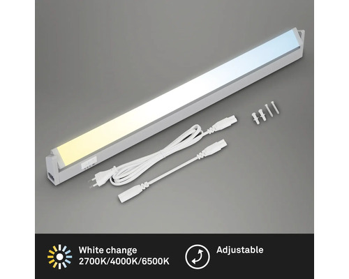 LED-bänkbelysning med kabel och fästmaterial