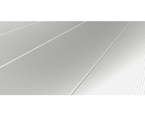 Detaljvy av korrugerad aluminiumplåt