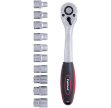 Hylsnyckelsats med olika hylsor