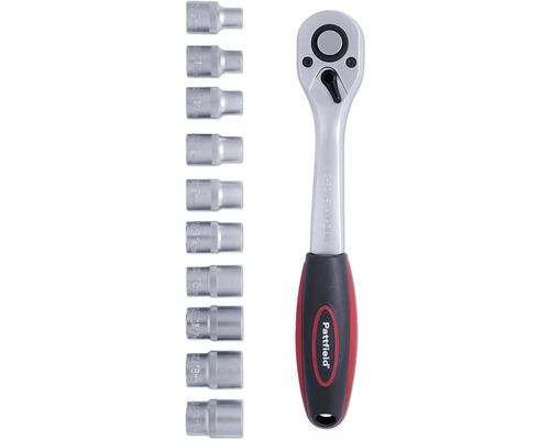 Hylsnyckelsats med olika hylsor