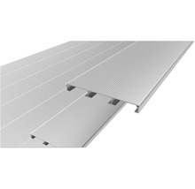 Detalj av terrassbrädor i aluminium