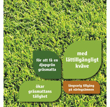 Information om en djupgrön gräsmatta