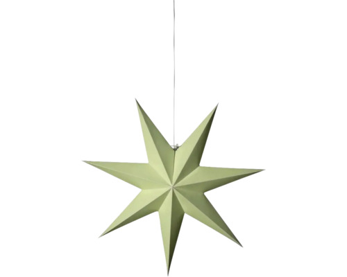 Pappersstjärna för upphängning